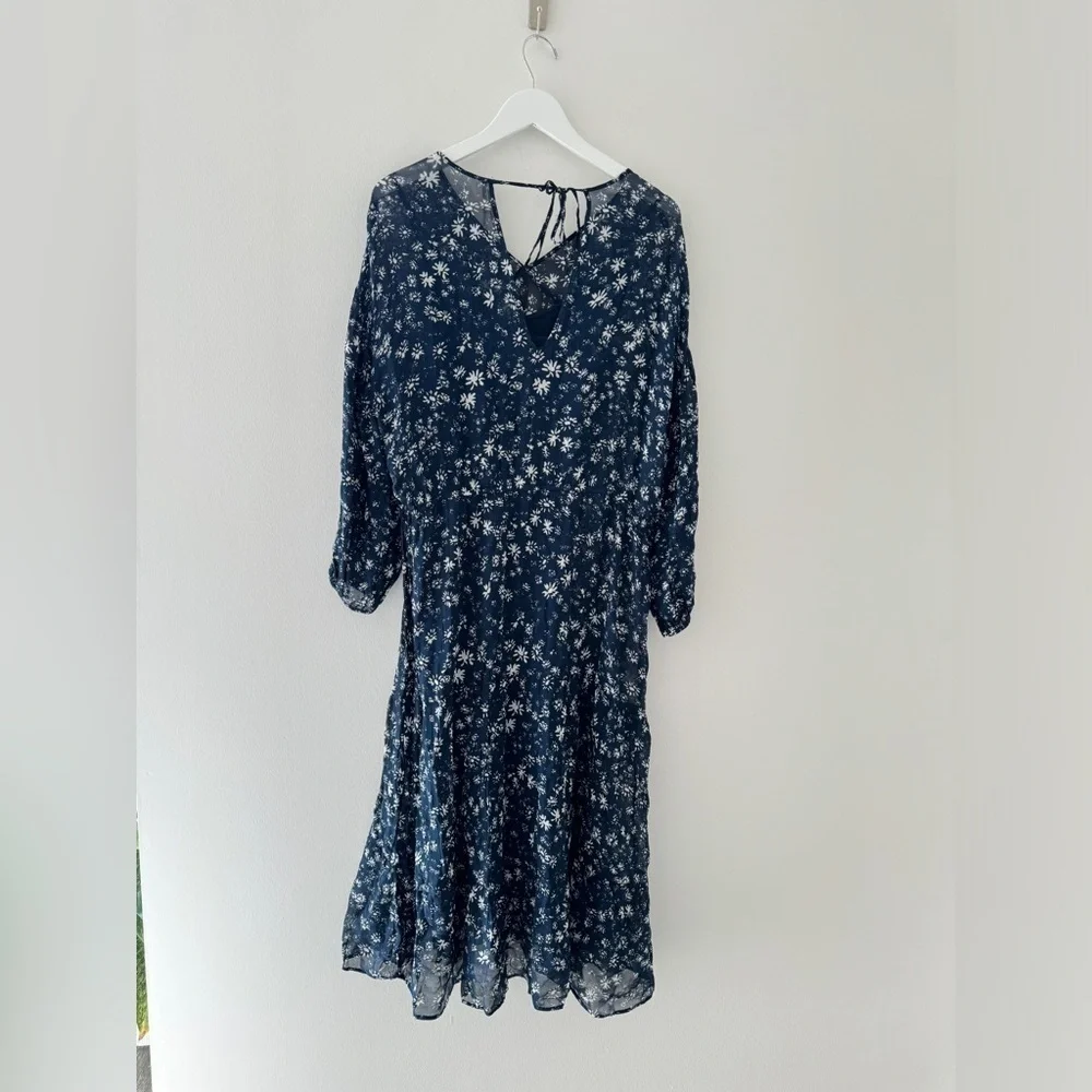 FREE PEOPLE Wallflower Blue Dress M